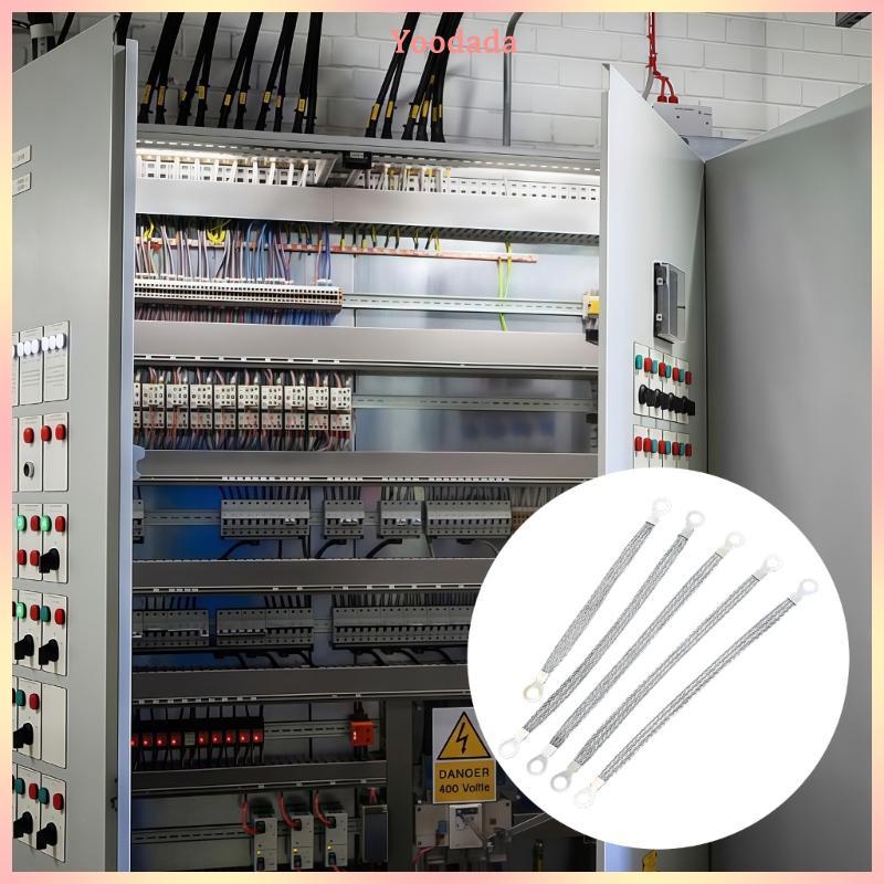 YOO 6Square Mm Mạ Đồng Dây Nhảy Dây Đeo Cho Tủ Điện Cửa Và Cầu Kết Nối 100Mm-300Mm