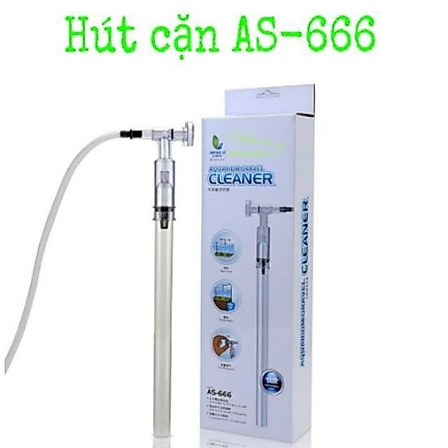 Dụng cụ hút cặn, thay nước hồ cá, hồ thủy sinh cao cấp JENECA - AS666 và AS666B