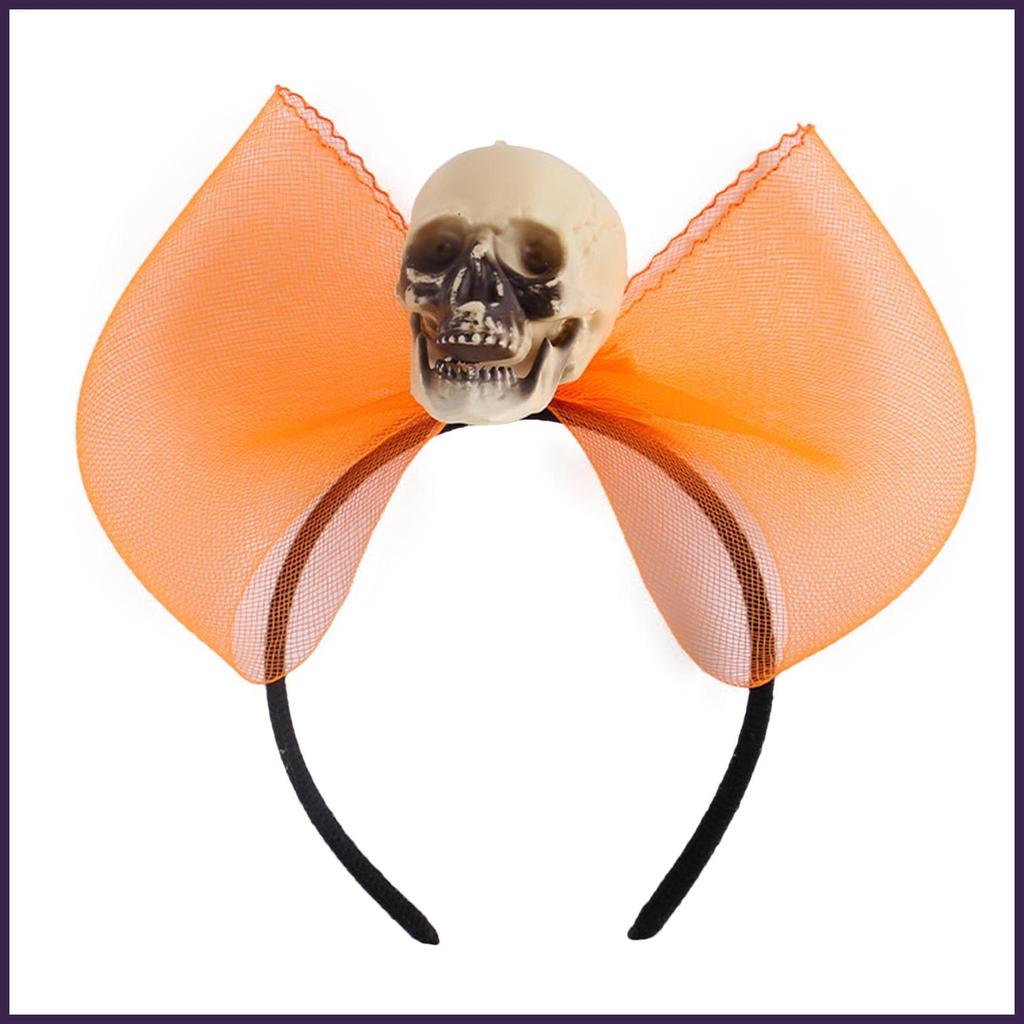 Halloween Băng Đô Cho Nữ Ma Quái Nhện Đầu Lâu Phụ Kiện Tóc Halloween Đầu Lâu Băng Đô Cho Cosplay ewo