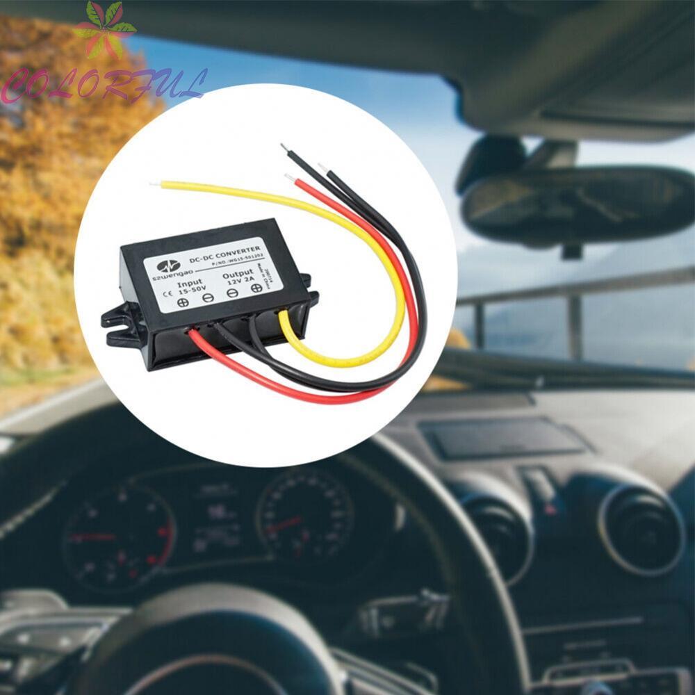 Compact Waterproof Voltage Converter for Truck Adapters Converts to DC 12 Volts