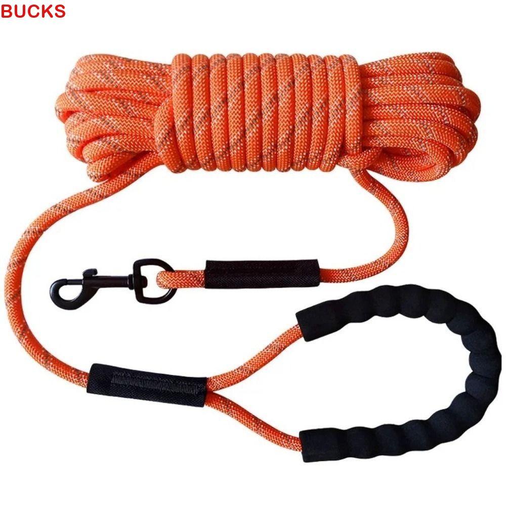 Dây xích chó BUCKS, Dây xích dẫn thú cưng mạnh phản quang, Thiết bị thú cưng Bền bỉ 2 / 3 / 5 / 10 /