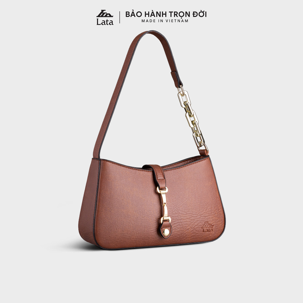 Túi Lata (Thời trang nữ dự tiệc size 24 - Túi đeo vai da HN108)