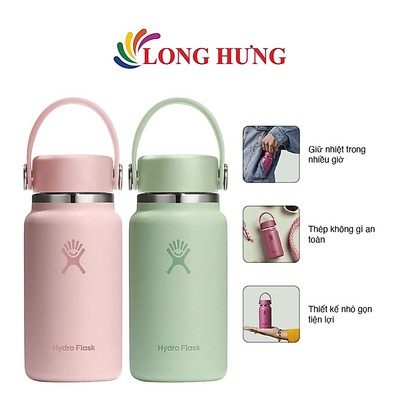 Bình nước giữ nhiệt nóng lạnh Hydro Flask Micro Hydro Mini Bottle 6.7 OZ/200ml - Hàng chính hãng