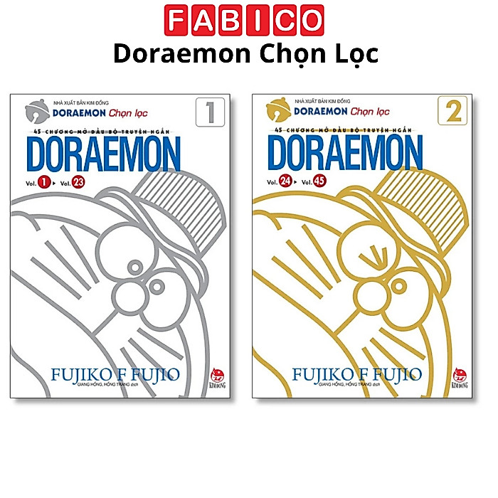 Sách Doraemon Chọn Lọc - 45 Chương Mở Đầu Bộ Truyện Ngắn Doraemon - Tập 1,2