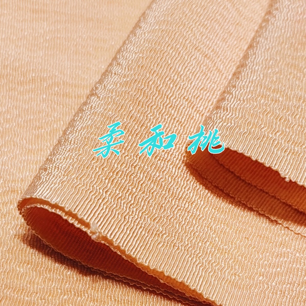 Huzhou Story 30 Mẹ Nặng Cũ Chất Liệu Đường Phong Cách Ma Crepe Dâu Lụa Quần Áo Vải Đào Mềm Màu Phổ B