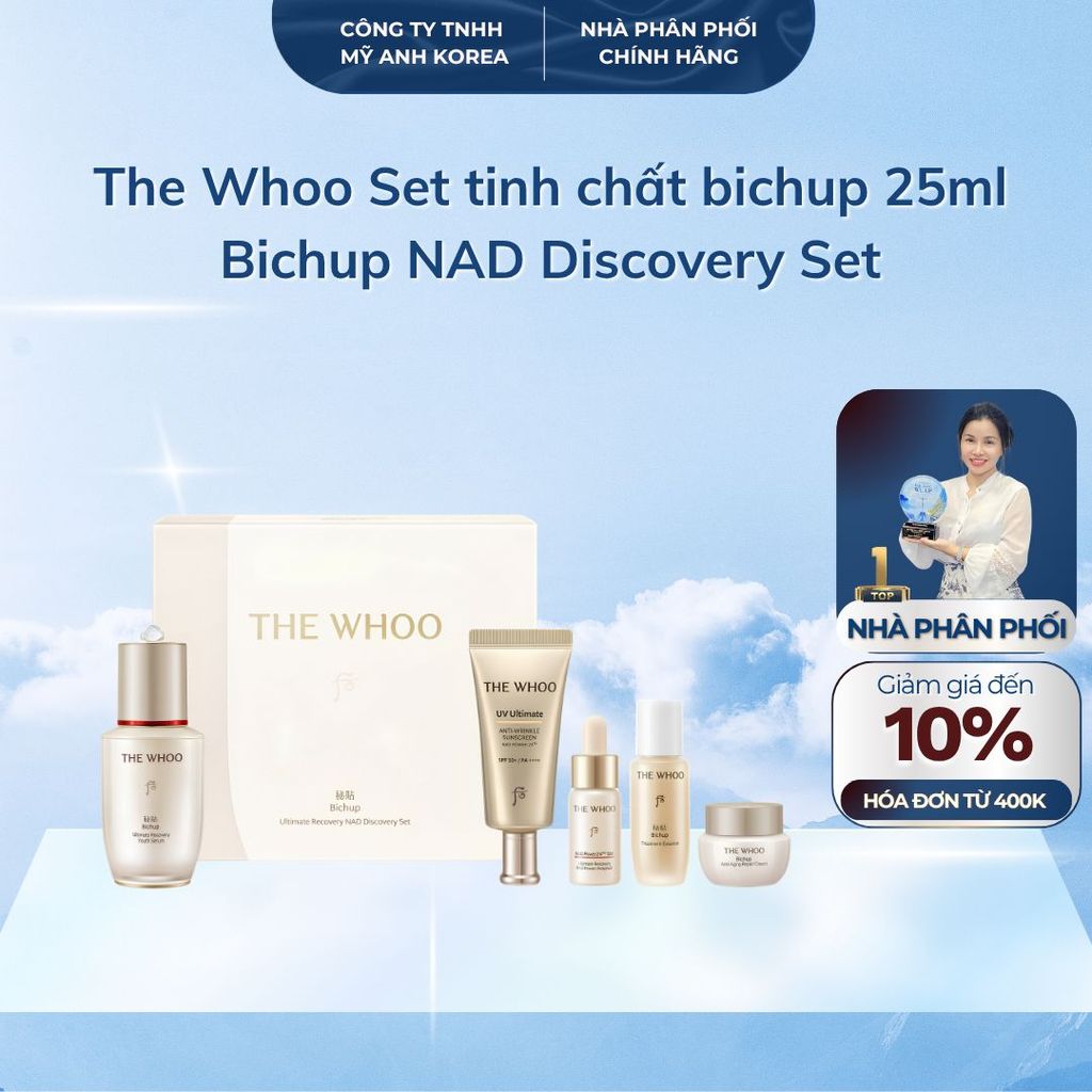 The Whoo Set tinh chất bichup 25ml WH Bichup NAD Discovery Set