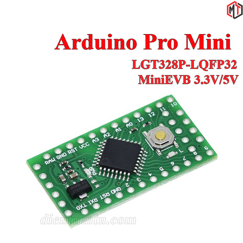 163 Mạch Arduino Pro Mini LGT8F328P LQFP32 miniEVB -  tương thích ATMEGA328P