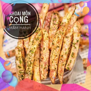  Khoai Môn Cọng Sấy Mắm Hành - Siêu Ngon 100g   250g   500g 