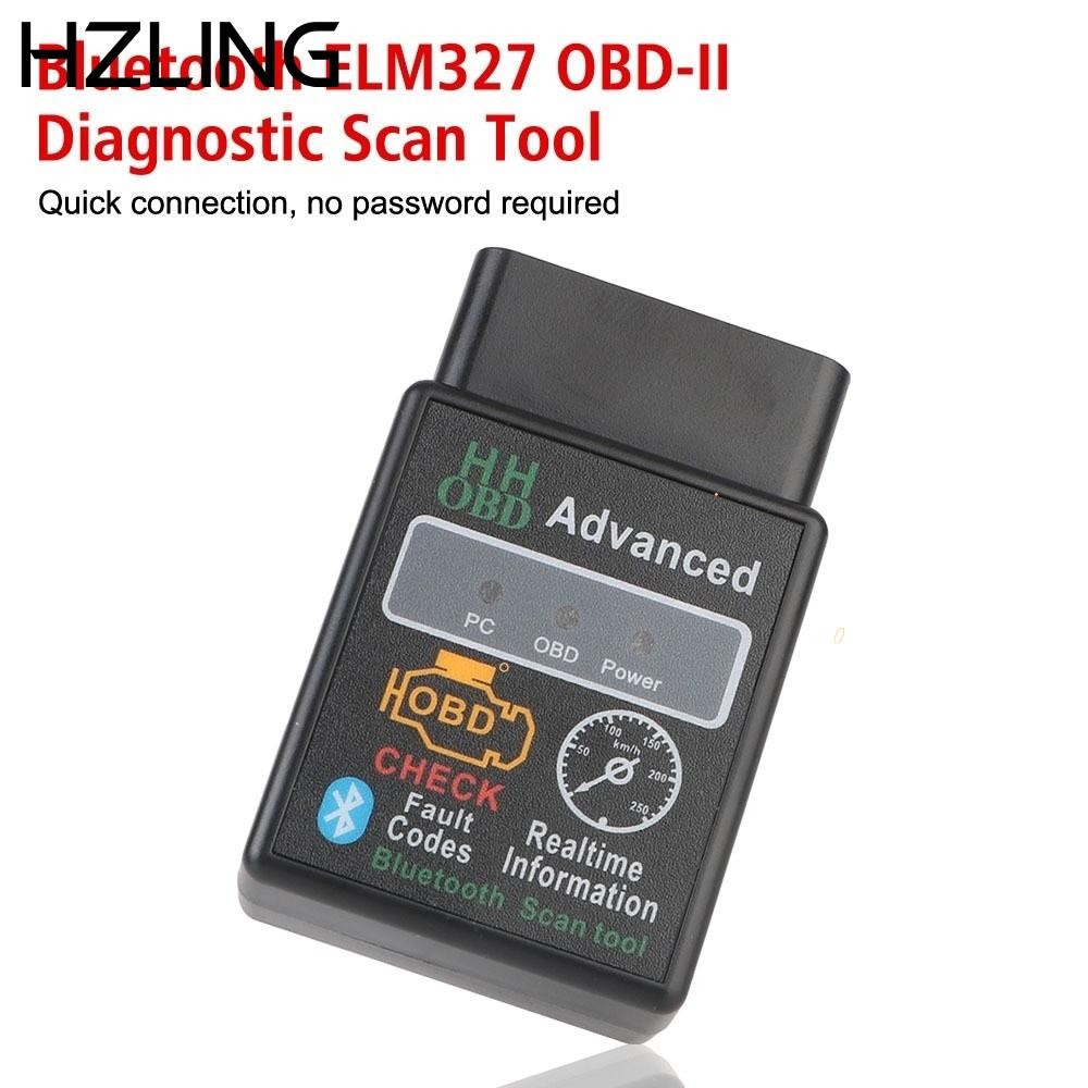 Máy quét Bluetooth Obd2 HZLING, Dụng cụ phát hiện lỗi ô tô không dây V1.5, Máy đọc mã Windows Mini O
