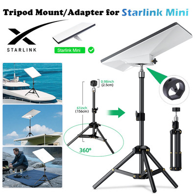 Starlink Mini Tripod Mount Nhẹ Và Starlink Tripod Chân Đế Adapter Dễ Dàng Mang Theo Bộ Gắn Đất