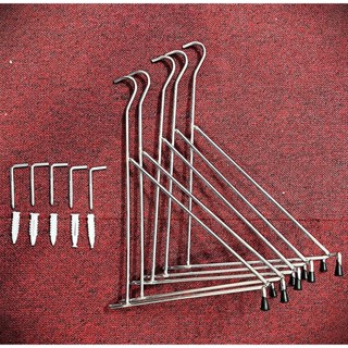 Combo 5 Móc treo lồng chim inox gắn tường dài 30cm dầy 5li