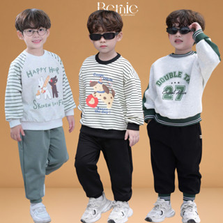Set bộ đồ dài tay thu đông cho bé trai bé gái tổng hợp nhiều mẫu từ 1-7 tuổi 8 đến 26kg BERNIE kids