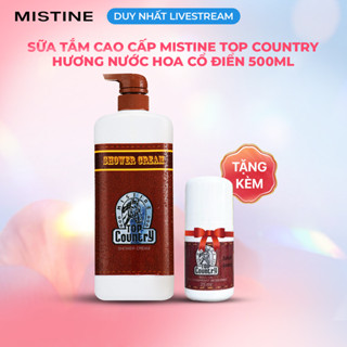 [TẶNG LAN KHỬ MÙI 25ML] [LIVESTREAM] Sữa tắm con ngựa cao cấp Mistine Top Country hương nước hoa cổ điển 500ml