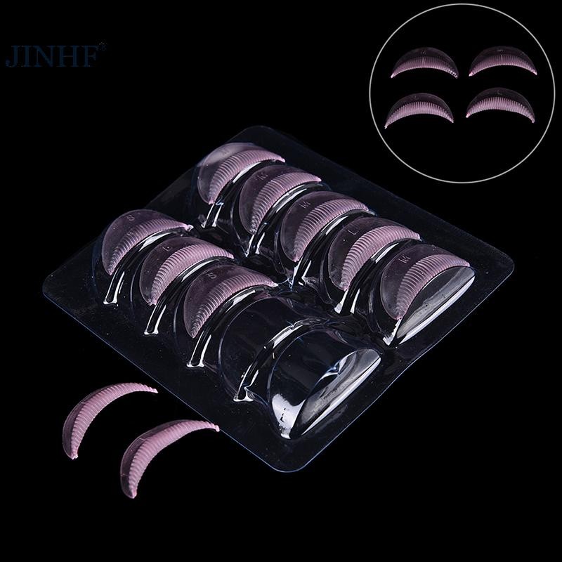 JINHF 5 Cặp Miếng Đệm Silicon Dụng Cụ Uốn Mi Uốn Cong Perming Kit Áp Dụng Uốn Mi HOT