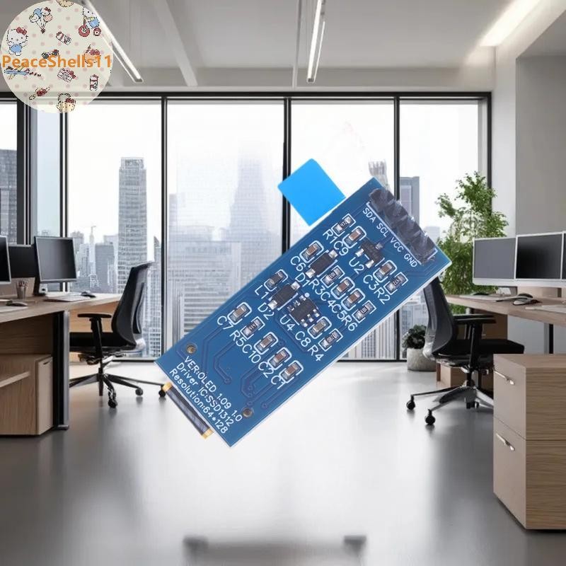 PeaceShells 1.09 Inch OLED Mô-đun hiển thị 128x64 SSD1312 I2C Giao diện 4 chân cho Arduino Raspberry