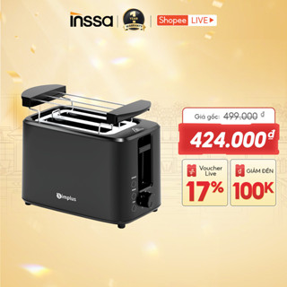 Inssa Máy Nướng Bánh Mì Sandwich Gia Dụng Khay Nướng Đa Năng Tự Động Bật Lên DSLU007 - Bảo Hành 1 Năm