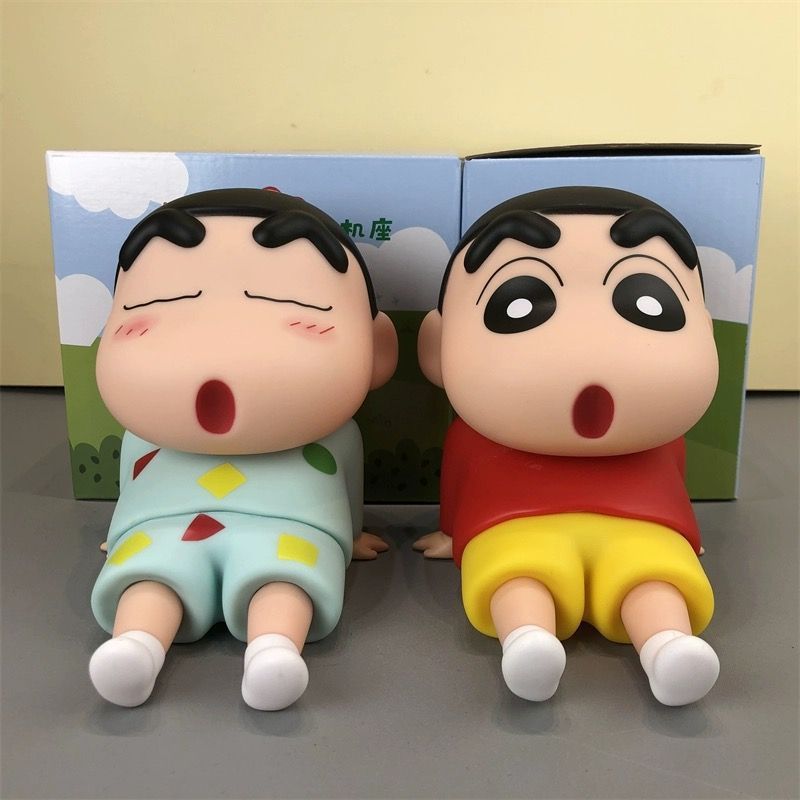 Dễ Thương Shin-Chan Bracket-Crayon Anime Lười Giá Đỡ Điện Thoại Để Bàn Đồ Trang Trí Nhỏ-Trendy Chơi 