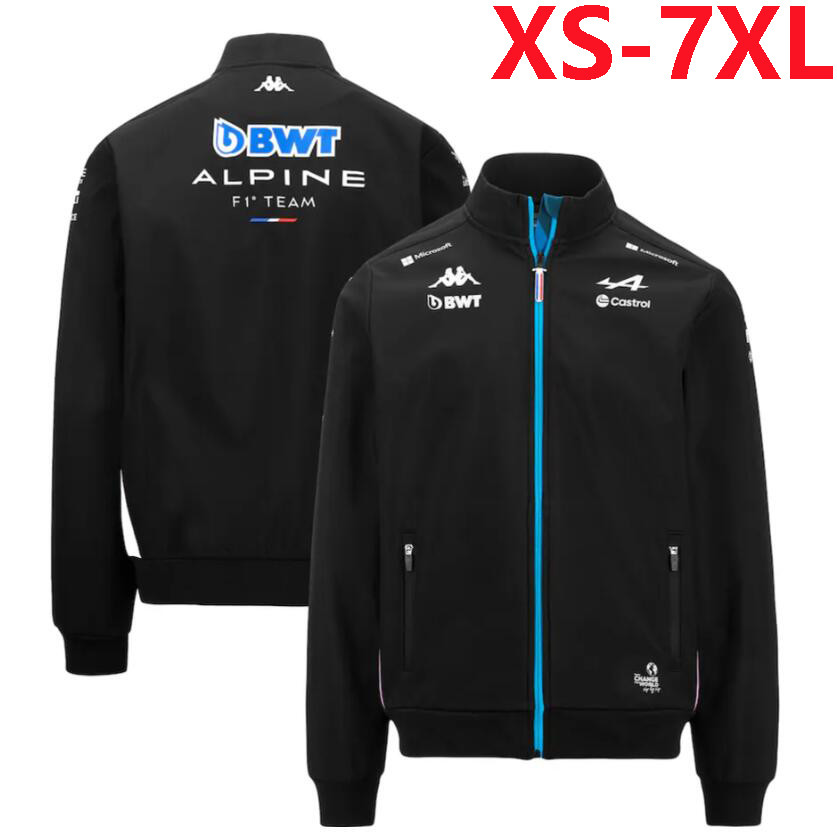 2026 Áo khoác dài tay Unisex F1 mới + Áo khoác đội đua F1 BWT Alpine