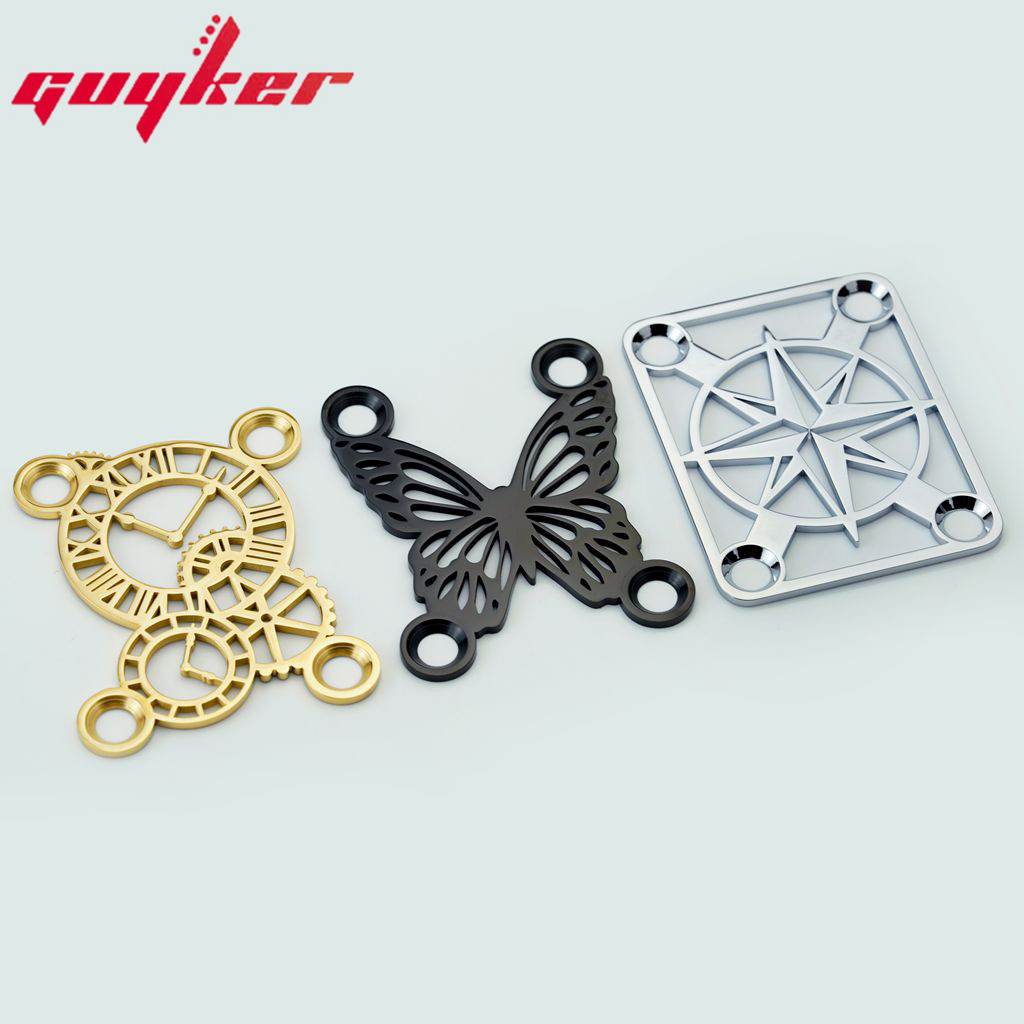 1 CÁI GUYKER Đàn Guitar Điện Bass Đĩa Cổ Rỗng