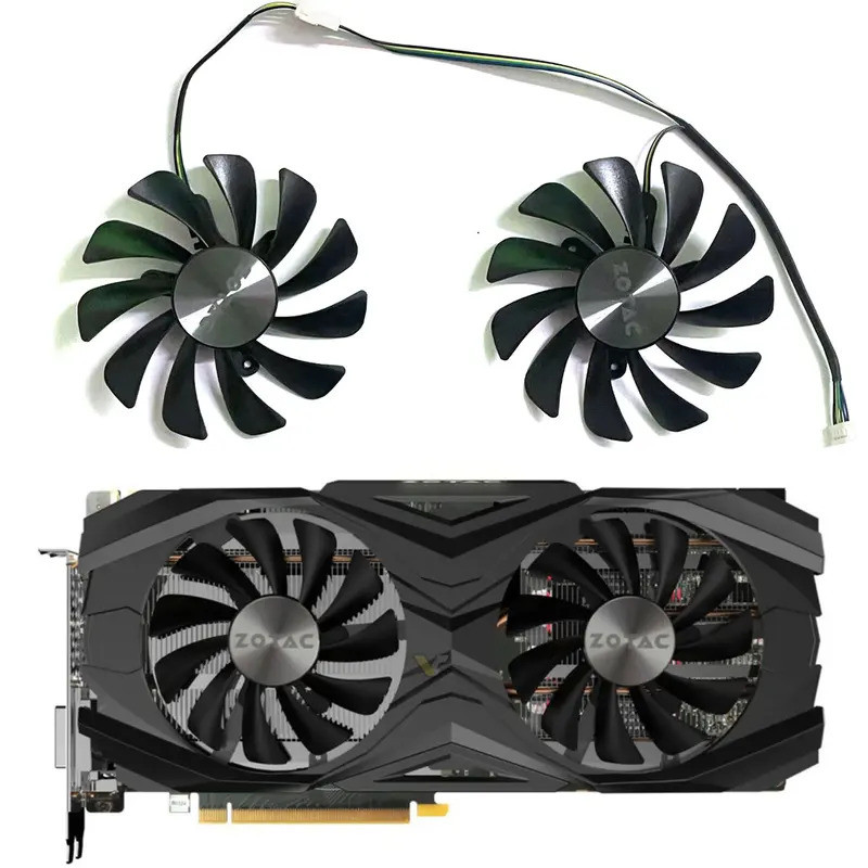 Quạt GPU 95MM 4PIN GAA8S2U GTX1080TI hoàn toàn mới cho card đồ họa phiên bản ZOTAC GeForce GTX1070ti