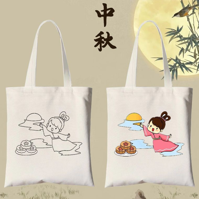 tb Customization9tt Graffiti canvas bags, selected blank items for activities diy Color hand-painted