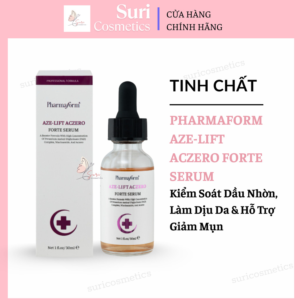 Tinh Chất Pharmaform Aze-Lift Aczero Forte Serum Kiểm Soát Dầu Nhờn, Làm Dịu Da & Hỗ Trợ Giảm Mụn