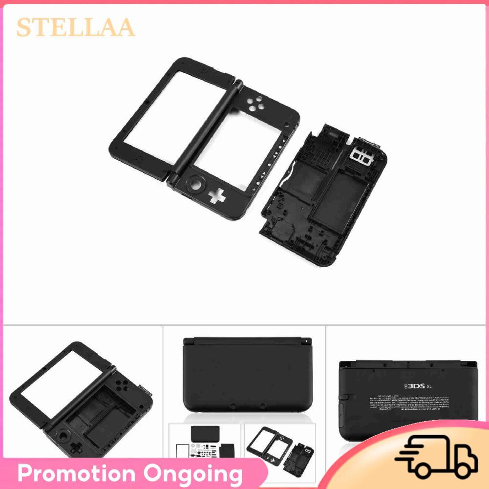 Stellaa Vỏ hộp đầy đủ Các bộ phận Shell Rep Bộ thay thế hoàn chỉnh cho Bộ công cụ và bộ phận 3DS XL 