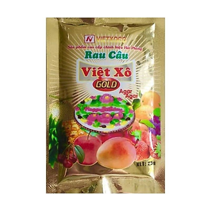 Rau câu bột Vietxoco 25g xanh / vàng