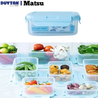 ♻️combo hộp matsu 500ml chữ nhật đựng thực phẩm duy tân, nhựa pp an toàn lò vi sóng 🌱duytanstore🌱