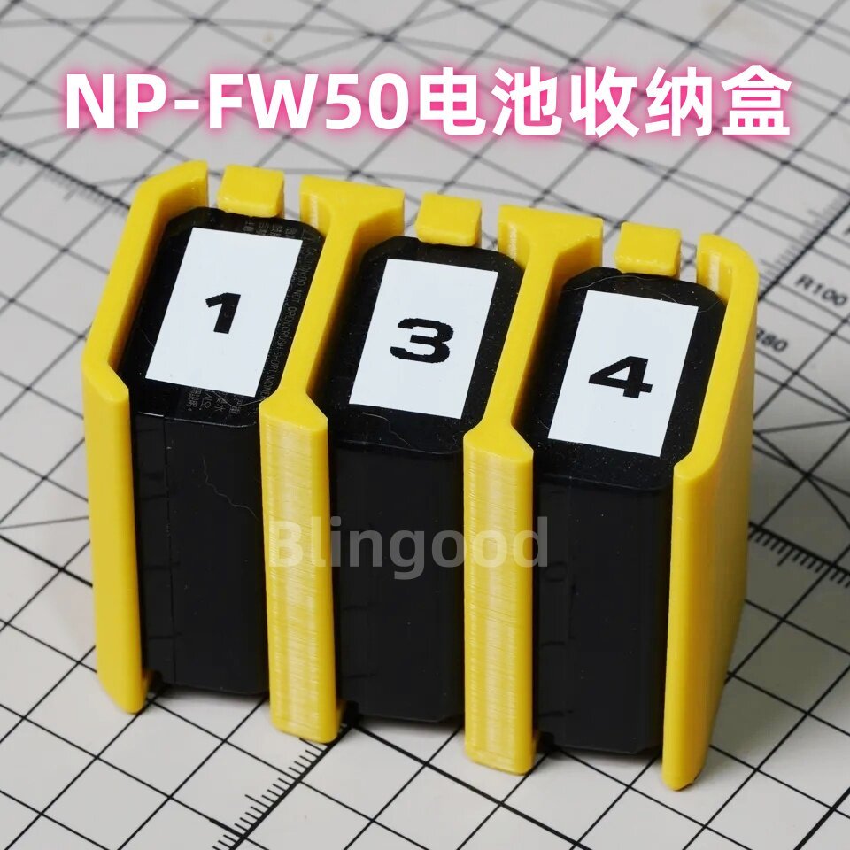 Thích hợp cho Hộp lưu trữ pin máy ảnh SONY NP-FW50 a6400 a6500 a72 rx10 qx1