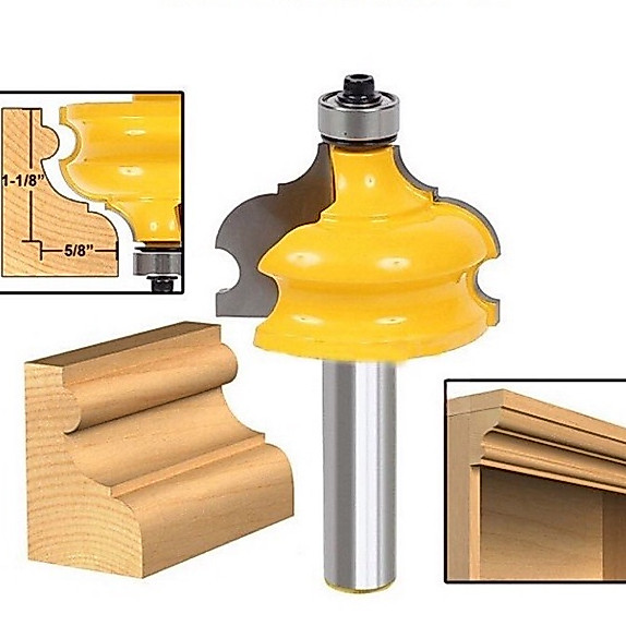 Mũi dao phay gỗ đánh chỉ nóc tủ cốt 12ly7 - Mũi soi phào chỉ