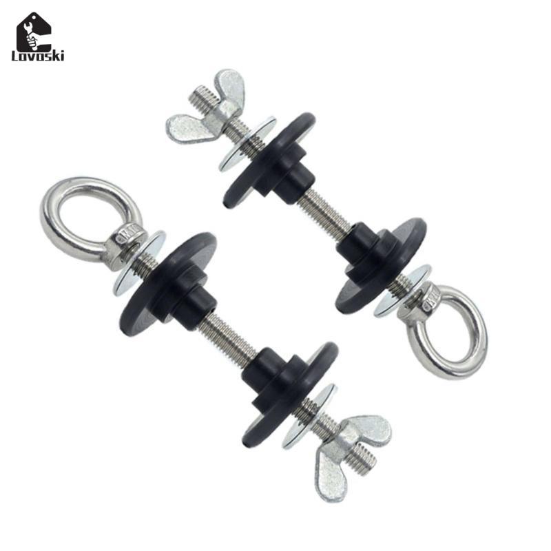 2 Miếng Lưới Kéo Xuống Đính Kèm Hạng Nặng Kéo Đính Kèm Squat Giá Neo Bu Lông Điều Chỉnh Trọng Lượng 