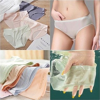 Quần Lót Nữ Chất Băng Lụa Thông Hơi Kháng Khuẩn Siêu Tàng Hình 9907 [MEOW Corset]
