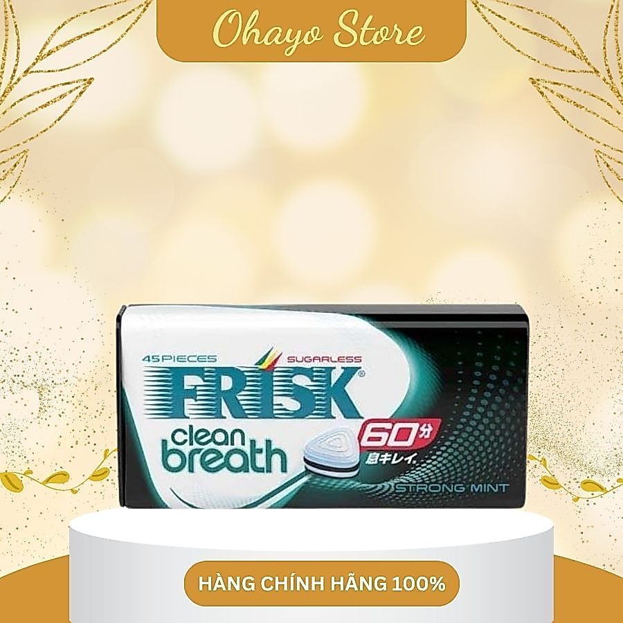 Kẹo Bạc Hà Neo Frisk Peppermint Nhật Bản 50 viên [Mẫu mới 2025]