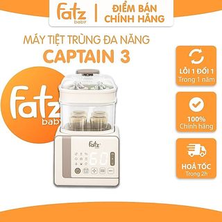 Máy tiệt trùng sấy khô nấu cháo Fatz Baby Captain 3 Hâm sữa thông minh Tiện lợi FB4326SL