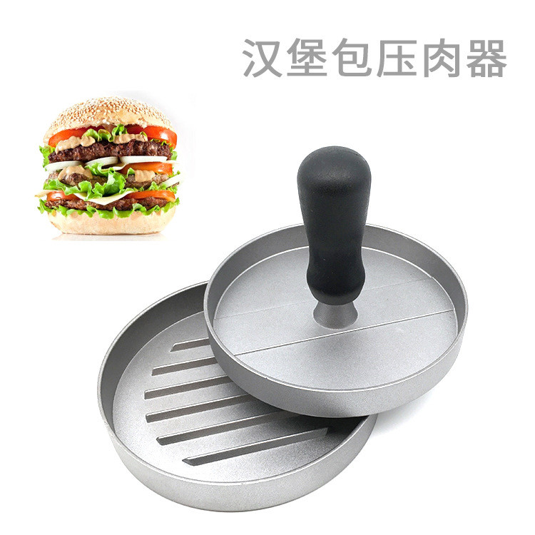 Hướng dẫn sử dụng Lớp phủ chống dính Burger Press Thịt Bánh ép Khuôn Burger Tay cầm bằng nhựa Burger