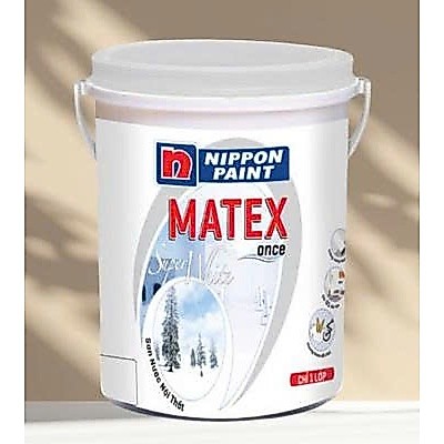 Sơn nước trong nhà cao cấp Nippon Matex Super White thùng 5-18 lít