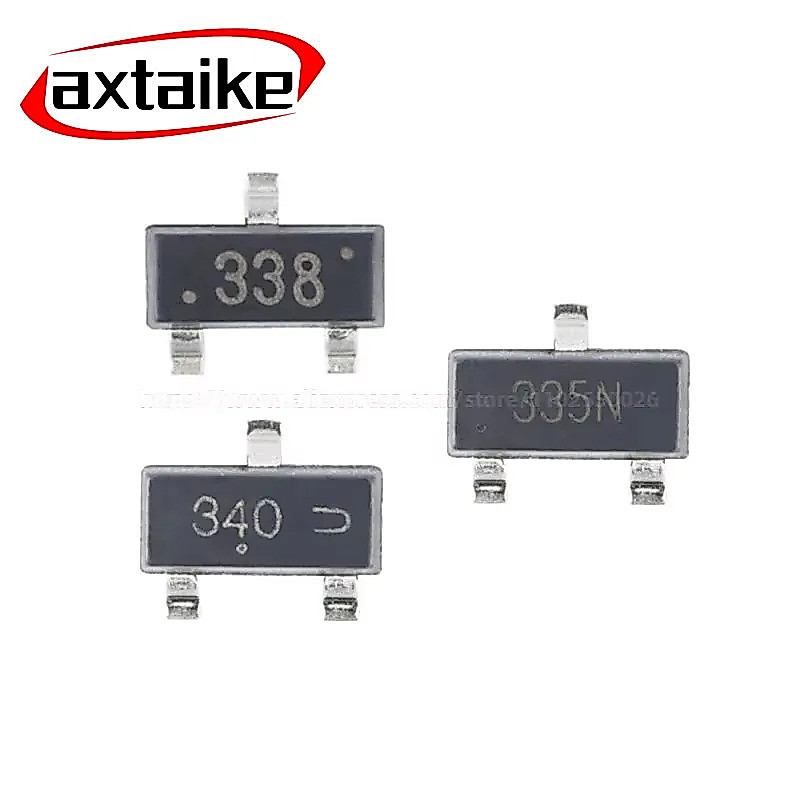 Bộ 50 FDN340 FDN340P 340 FDN335 FDN335N 335N FDN338 FDN338P 338 SOT-23 MOS Hiệu Ứng Trường Transisto