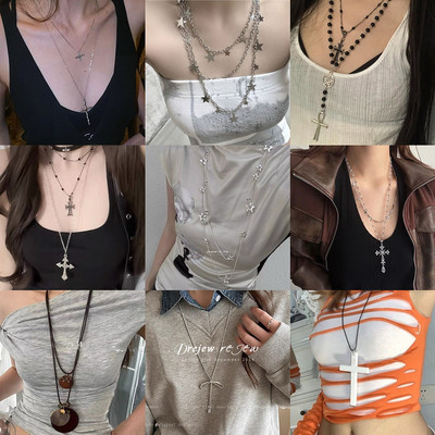 DREJEW Frosty phong cách ins cá tính vòng cổ thời trang khí chất đa năng trang trí vòng cổ