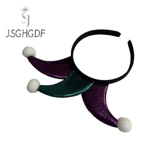 JSGHGDF * Halloween Circus Mũ Đội Đầu Dự Tiệc Sinh Nhật Băng Đô Quấn Tóc Sân Khấu Mũ