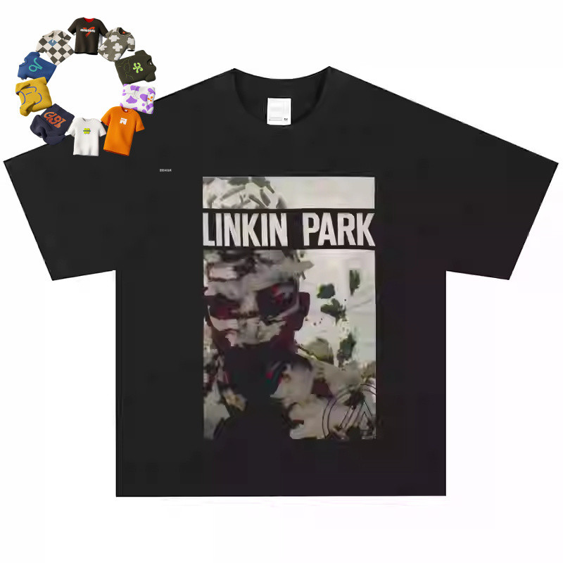 Áo thun Linkin Park Linkin Park Band, Áo thun ngắn tay Rock American Retro Street