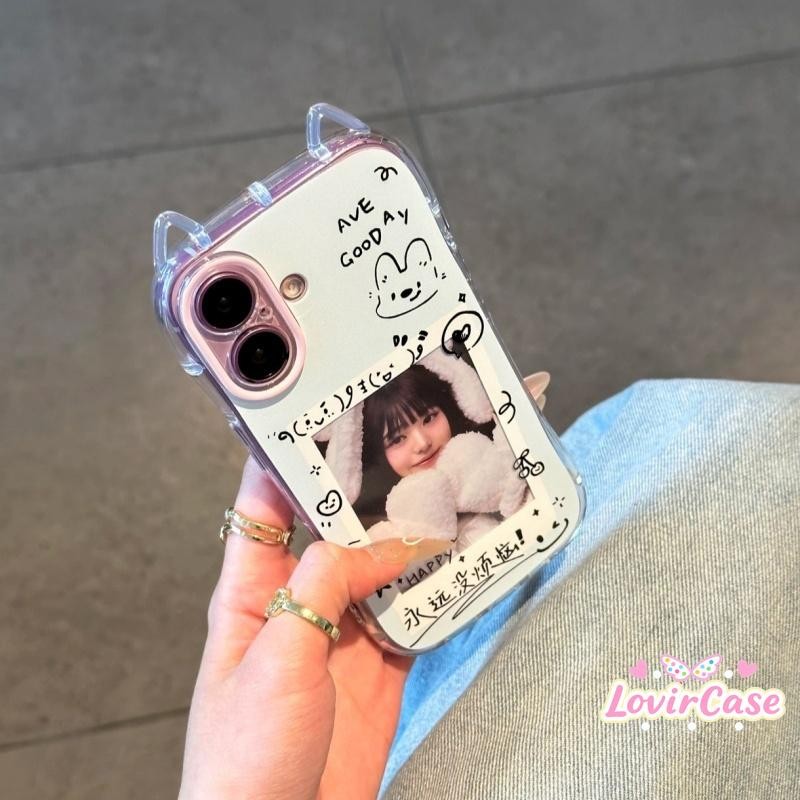 Ốp Lưng Cho IPhone 16 11 15 13 14 12 Pro Max XR X 7 8 16 Plus XS Max Vòng Tay Hình Chó Con Cherry Ka