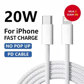 Cáp sạc nhanh 20W PD USB C sang IOS cho Apple iPhone 14 13 12 11 Pro Max X XR Plus iPad 1m Dòng đồng bộ dữ liệu