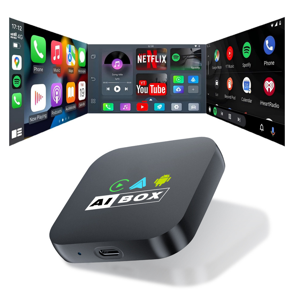 Hộp Carplay không dây Hệ thống Android Hộp chuyển đổi kết nối ô tô AIBOX Hộp không dây ô tô