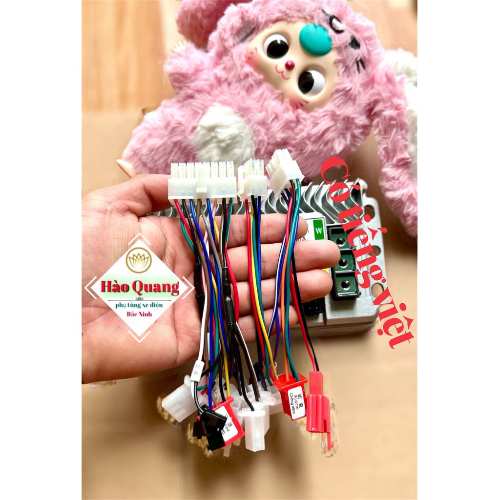 [ Giắc cắm ] dây kết nối ic đúc 1k2, 1k5 lắp xe điện (có dịch tiếng viết)  có bán lẻ dây