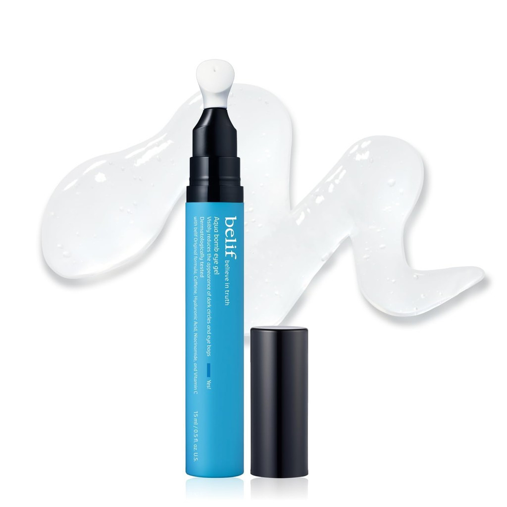 Gel làm mát mắt Belif Aqua Bomb - Caffeine & Hyaluronic Acid cho bọng mắt & Hydrat hóa, Niacinamide 