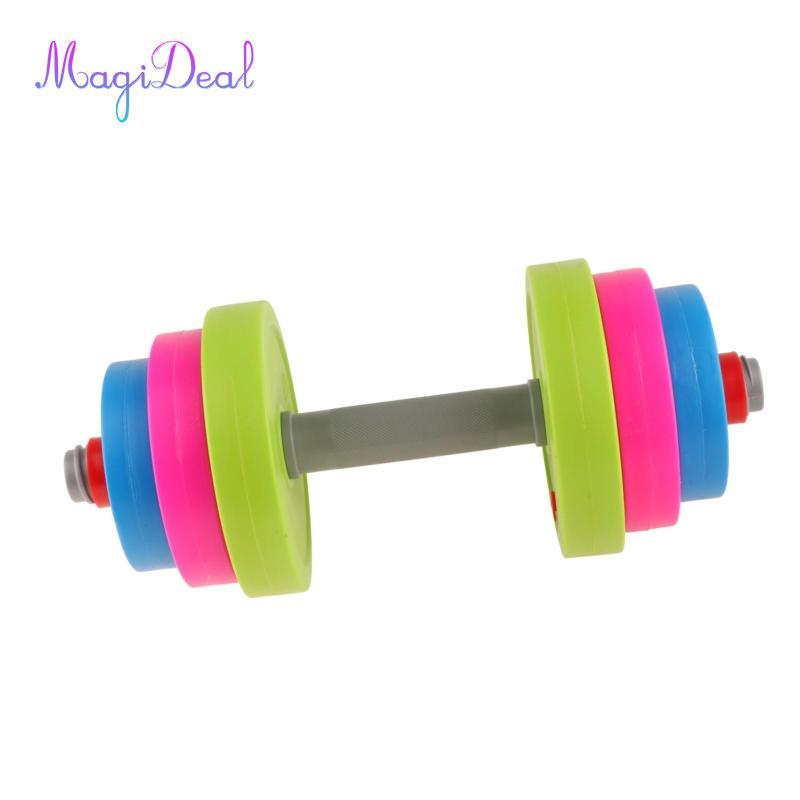 MagiDeal Kids Dumbbell Fitness Set Playset Thiết bị tập thể dục Trọng lượng trẻ em để sử dụng tại nh