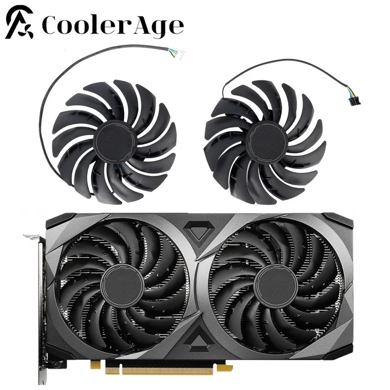 * Quạt Card Video Cho MSI GeForce RTX 3070 3060 3060Ti VENTUS 2X OC 95MM PLD10010S12HH RTX3060 RTX30