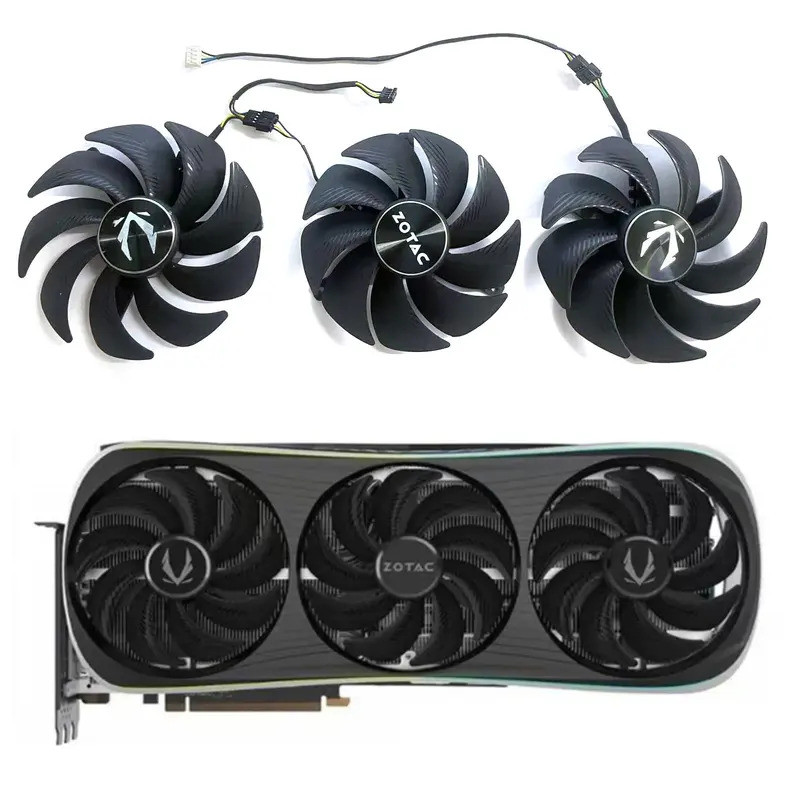 * Quạt GPU GAH3S2H GAA3S2H RTX4080 4090 chính hãng cho ZOTAC GeForce RTX4080 siêu 4090 AMP EXTREME A