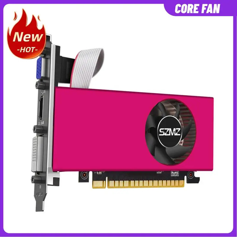 GT740 Card Video cấu hình thấp PCI-E 2.0 16X 4GB Card đồ họa máy tính DDR5 Card đồ họa máy tính để b